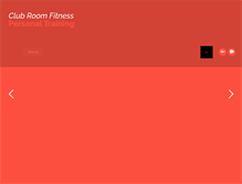 Tablet Screenshot of clubroomfitness.com